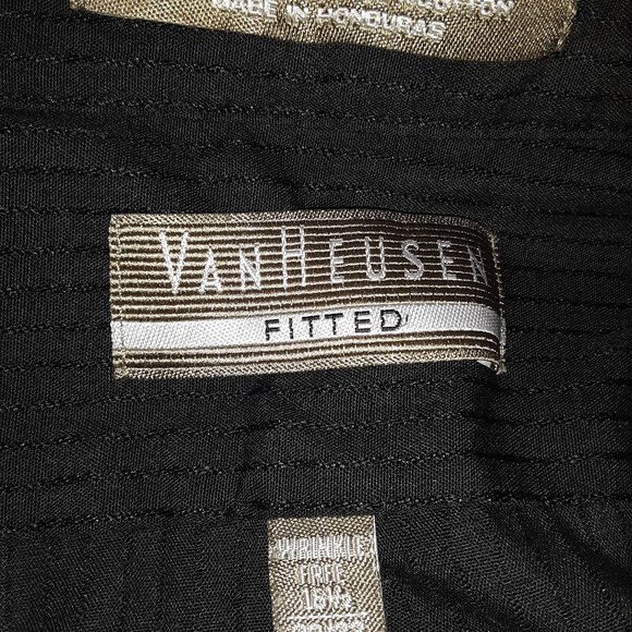 Van Heusen wrinkle-free fitted satin stripe shirt - Picture 5 of 5